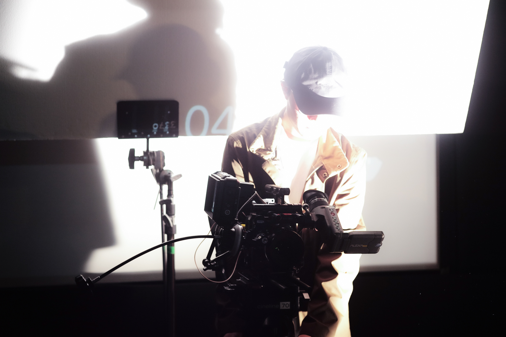 Student at work, BA (Hons) Film Production